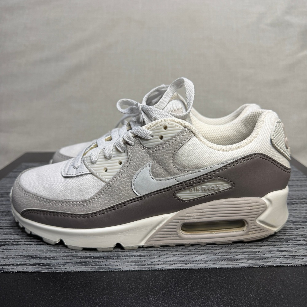 Nike Air Max 90 Photon Dust - Mens 6.5 - White Grey Brown DZ3522-003